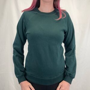 American Tall Womens Wearever French Terry Sweatshirt S SM Small ST Tall Emerald